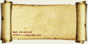 Jana Rabrenović vizit kartica